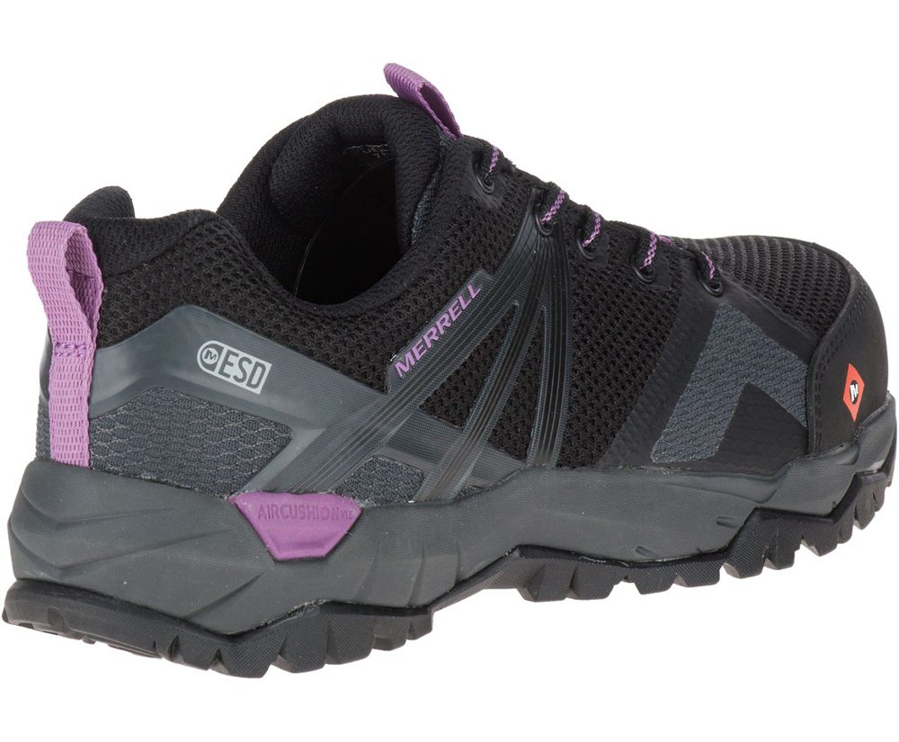 Merrell Vandresko Dame - Fullbench 2 Sd Steel Toe Work - Sort - PAF593784